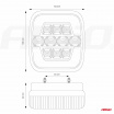 LED-Heckleuchte KOMBI LINKS, RECHTS RCL-05-LR