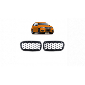 Grill BMW X5 F15 F85 X6 F16 F86 Glänzend Schwarz
