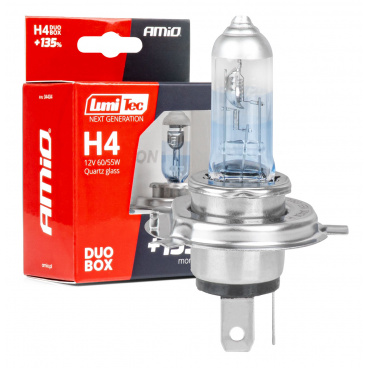 Halogenlampen H4 12V 60/55W LumiTec NEXT GENERATION +135% DUO Halogenlampen H4 12V 60/55W LumiTec NEXT GENERATION +135% DUO