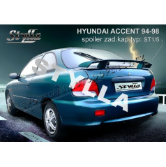 HYUNDAI ACCENT htb 94-98 Heckhaubenspoiler (EU-Homologation)