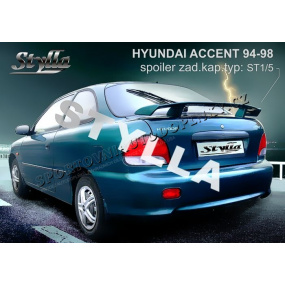 HYUNDAI ACCENT htb 94-98 Heckhaubenspoiler (EU-Homologation) HYUNDAI ACCENT htb 94-98 Heckhaubenspoiler (EU-Homologation)