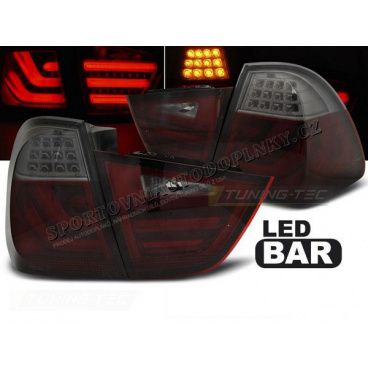 BMW E91 2009-11 Rückleuchten rot getönte LED-Leiste