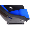 Sporthartschale A1 RACING GTR schwarz/blauer Velours