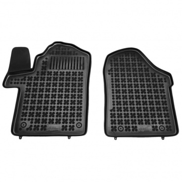 Gummi-Fußmatten, Mercedes Vito III (W447), 2014+, vorne mit zusätzlichem Material auf der Fahrerseite Gummi-Fußmatten, Mercedes Vito III (W447), 2014+, vorne mit zusätzlichem Material auf der Fahrerseite