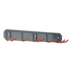 Skihalter an der Wand, für 3 Paar