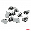 Satz Schwellerleistenclips mit Gummidichtung 11 mm, 10 Stk.