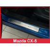 Edelstahl-Abdeckungsset-Heckstoßstangenschutz+Türschwellenschutzleisten Mazda CX-5 2012-17