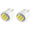 Standlichtbirnen T10 3 SMD LED weiß 6000K - 2 Stk