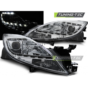 Klare Frontleuchten für den Mazda 6 II 2010–12, Tageslichtchrom