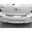 Edelstahlabdeckung - Schwellenschutz für die hintere Stoßstange Hyundai i20 2009-14