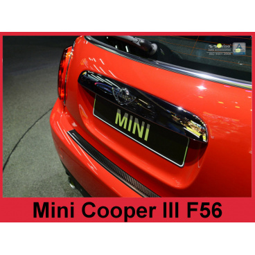 Carbon-Abdeckung – Schwellenschutz für die hintere Stoßstange Mini Cooper III F 56 2014+