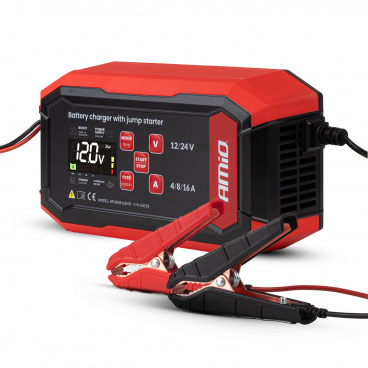 Digitaler Gleichrichter mit Startunterstützung AGM GEL STD LFP MAX 16A 12V 24V PRO Digitaler Gleichrichter mit Startunterstützung AGM GEL STD LFP MAX 16A 12V 24V PRO