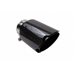 Endrohr 114mm Eingang 70mm Carbon Gloss