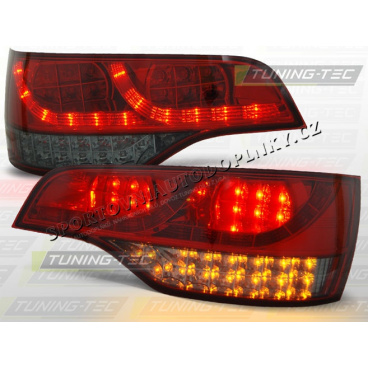 AUDI Q7 2006–09 LED-Hecklampen in rotem Rauch