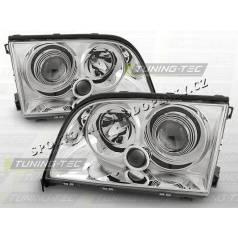 MERCEDES W 140 S-KLASSE 1991–98 KLARES VORDERLEUCHTEN CHROM