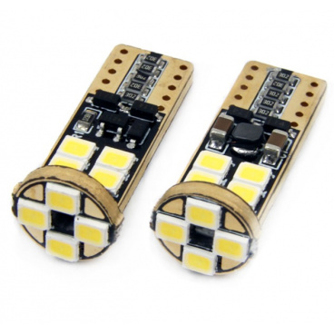 Glühbirne 12 SMD LED T10 (W5W) 12V/24V weiß CAN-BUS