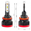 Extra starke LED-Lampen H8, H9, H11 für Hauptscheinwerfer BF-Serie 2 Stk