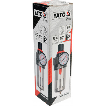 Luftdruckregler 1/2", max. 0,93 MPa, mit Filter (90 ccm)