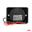 Wasserdichtes quadratisches Telefonladegerät mit ROTER LED-Hintergrundbeleuchtung USB + USB C QC3.0 12/24V AMiO-04231