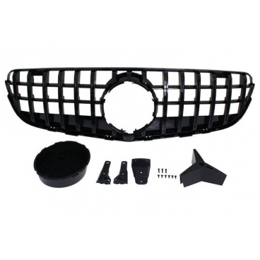 Grill Mercedes-Benz GLC W253 GT-R Look Glänzend Schwarz