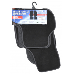 Textilteppiche schwarz 4 Stück - Škoda Octavia 2 2004+