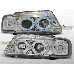AUDI A3 (8L) 1996–00 KLARE VORDERE LICHTER ANGEL EYES CHROM
