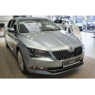 Edelstahlabdeckung - schwarzer Schwellenschutz für die hintere Stoßstange Škoda Superb III Liftback 2015-16