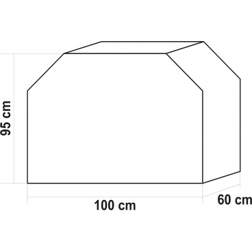 Grillabdeckung 100 x 95 x 60 cm (FASS)