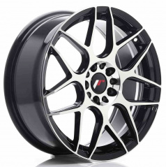 JR Wheels JR18 18x7,5 ET40 5x112/114 Schwarz Poliert