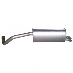 Hinterer Teil des Škoda Fabia 1 Auspuffs.9 SDi, TDi, 2000-2005