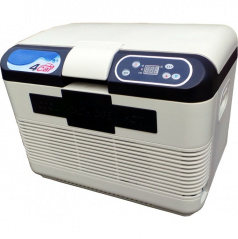Kühlbox mit Heizfunktion weiß 15 Liter 12V/ 220V