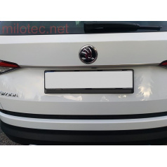 Leiste über dem hinteren Nummernschild, Alu Brush, Superb III. Kombi, 2015+