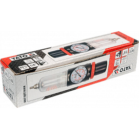 Luftdruckregler 1/4", max. 0,93 MPa, mit Filter (15ccm)