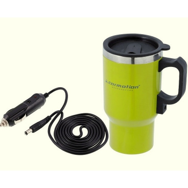 Edelstahl-Thermosbecher mit Heizfunktion 450 ml / 12V