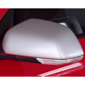 Spiegelabdeckungen Milotec – ABS silber matt, Škoda Octavia II