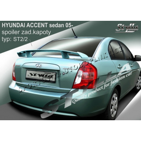 HYUNDAI ACCENT Limousine 05+ Heckhaubenspoiler (EU-Homologation) HYUNDAI ACCENT Limousine 05+ Heckhaubenspoiler (EU-Homologation)