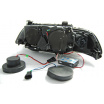 BMW E39 09.1995-06.2003 klare Angel Eyes CCFL-Schwarzlichter vorn