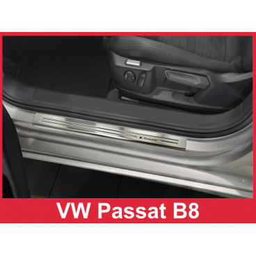 Einstiegsleisten aus Edelstahl, 4 Stück, Volkswagen Passat B8 2014–20