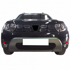 Edelstahl-Chrom-Omtec-Nebelscheinwerferrahmen poliert Dacia Duster 2018+