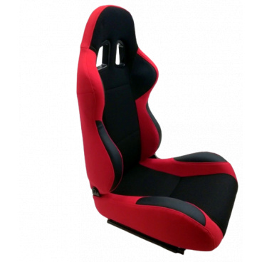Sportverstellbarer Sitz A1 RACING ROT/SCHWARZ 2 Stk