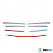 Edelstahl-Frontgrillstreifen Mercedes Vito W639 2003-2014, Viano 2003-10