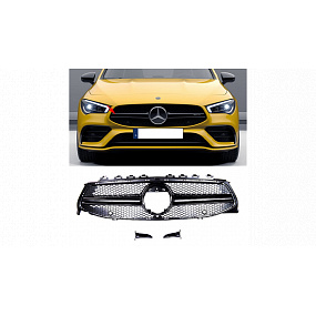 Grill Mercedes-Benz CLA C118 X118 Schwarz A-Typ PDC Grill Mercedes-Benz CLA C118 X118 Schwarz A-Typ PDC