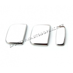 Peugeot Partner I 96-08 4D EDELSTAHL Chrom-Kurbelabdeckungen OMSA LINE