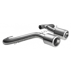 RANGE ROVER 2008+ EDELSTAHL POLIERTES ENDE 2 STÜCK DURCHMESSER 100 mm