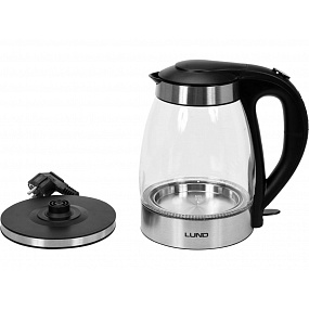 Glaswasserkocher mit automatischer Abschaltung LED 1,8L