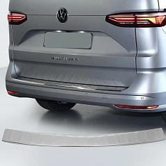 Polierte Edelstahlabdeckung der Oberkante der Heckstoßstange VW T7 Multivan 2021+