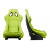 Sportstuhl SLIDE KS2 Premium, hellgrüner Veloursbezug