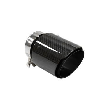 Endstück des Schalldämpfers 101mm Eingang 76mm Carbon Gloss Endstück des Schalldämpfers 101mm Eingang 76mm Carbon Gloss