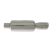 TurboWorks Edelstahl-Sportauspuff (Einlass 57 mm, Endrohr 77 mm)