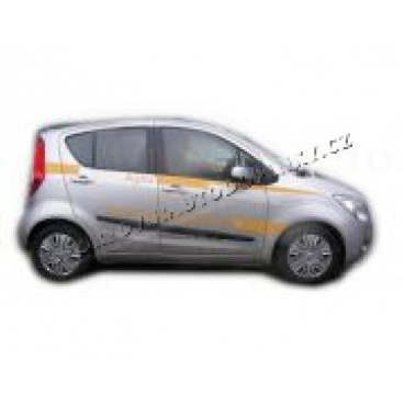 Opel Agila II, 2007-2010, Seitentürschutzleisten Opel Agila II, 2007-2010, Seitentürschutzleisten